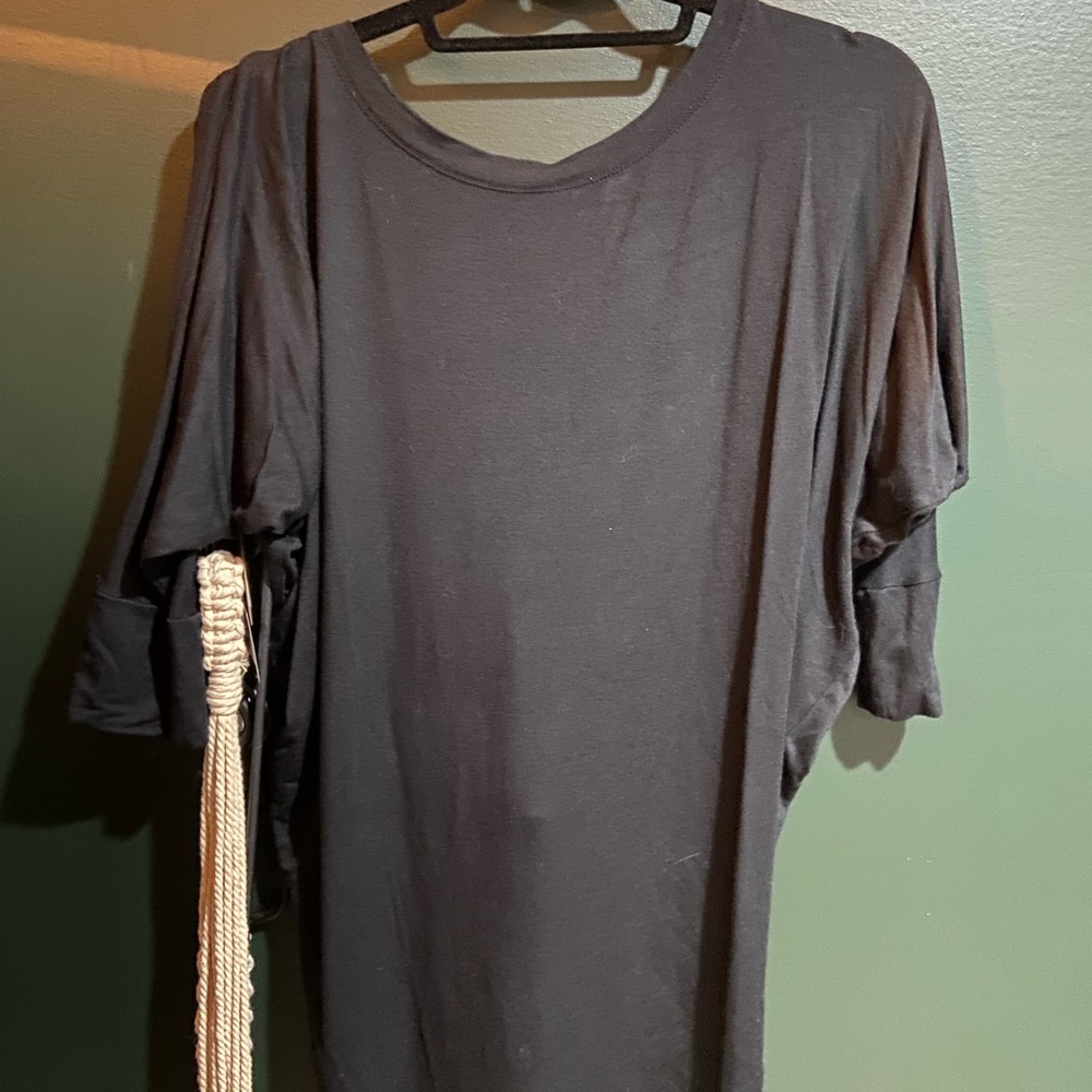 3/4 sleeve slouch top